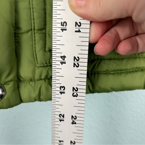 True Religion Green Down Puffer Vest Women's Size S - Picture 9 of 9
